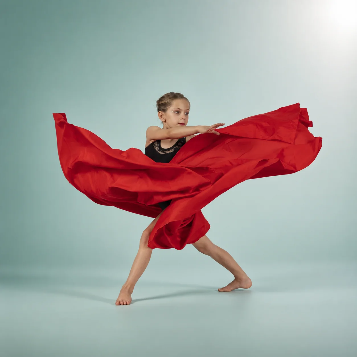 CDA lyrical dance with ribbon
